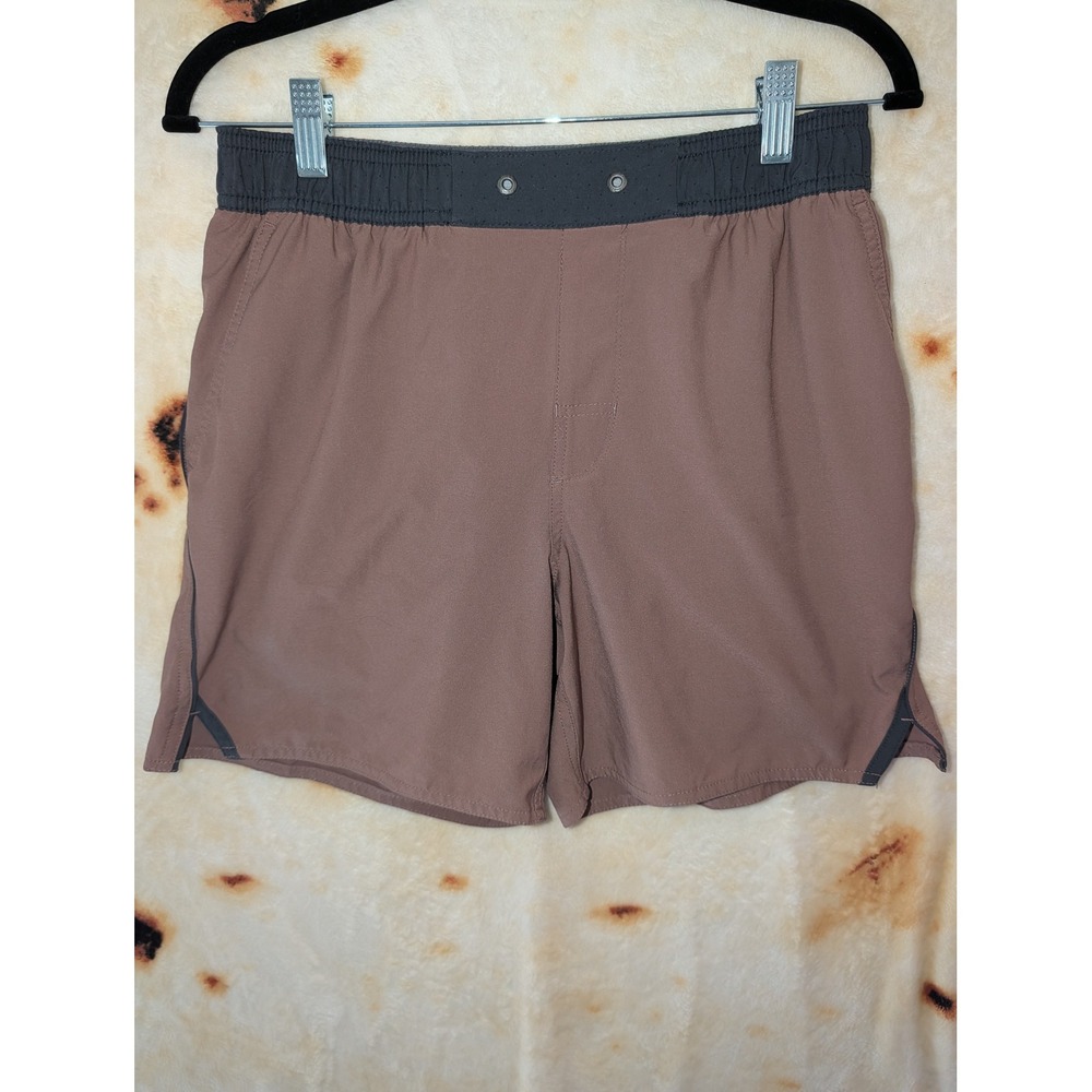 Vuori Kore Shorts Mens Small Brown Athletic Gym Workout Running  5" Inseam